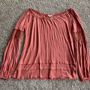 Eyeshadow women’s small off shoulder top